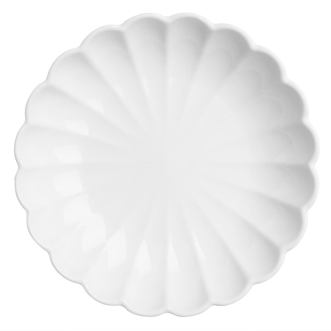 JB396 Olympia Bloom Geschulpte Kommen Wit 230mm (6 stuks)