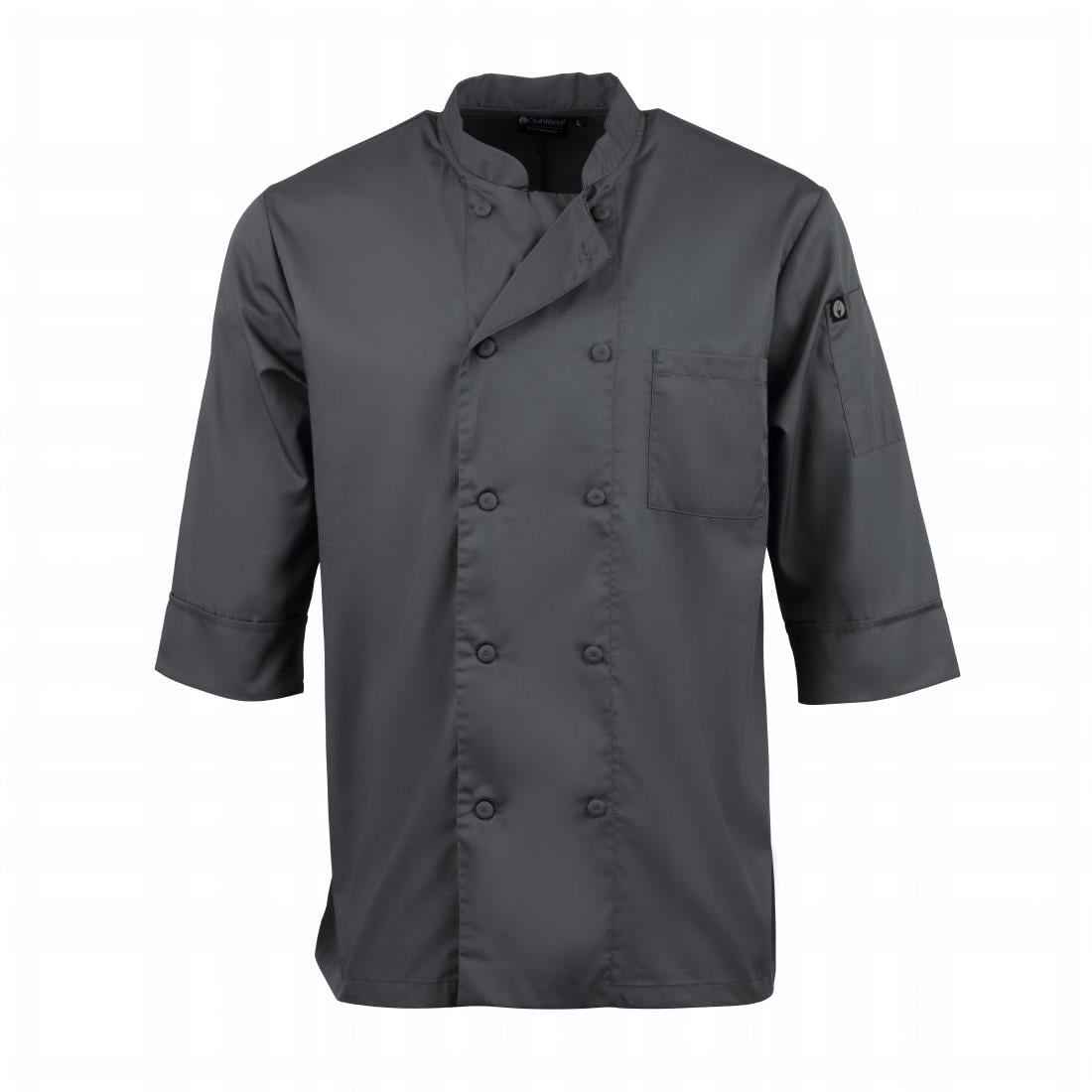 A934-M Chef Works unisex koksbuis grijs M