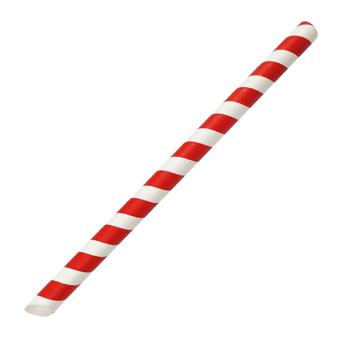 HU368 Fiesta Composteerbare Bubble Tea Rietjes Rood & Wit 12X210mm (150 stuks)