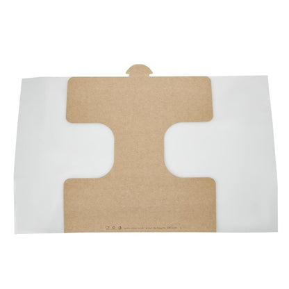FA386 Colpac Clasp kraft baguetteverpakking met insteeksluiting recyclebaar (500 stuks)