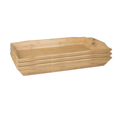 GF204 Olympia bamboo dienblad 7,6x58,4x38cm