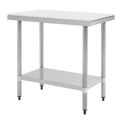CB911 Vogue RVS snijtafel met HDPE snijplank 90cm