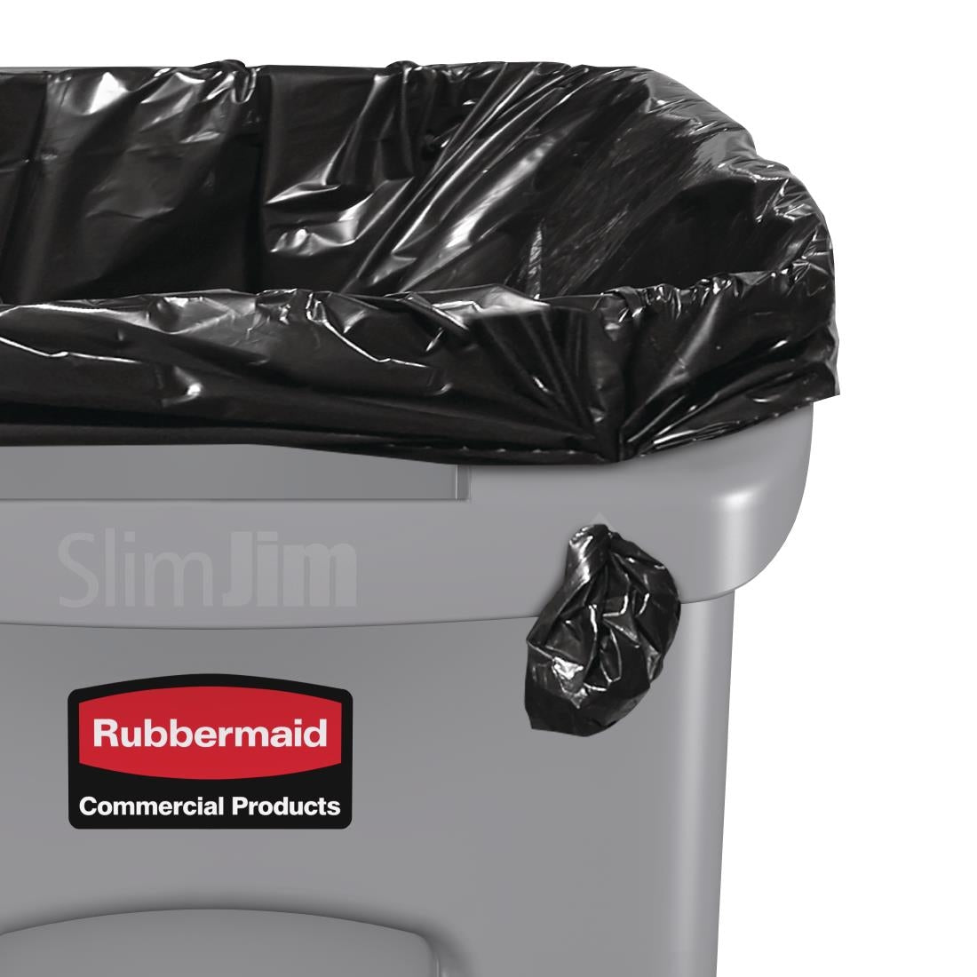 F649 Rubbermaid Slim Jim container met luchtsleuven 87Ltr