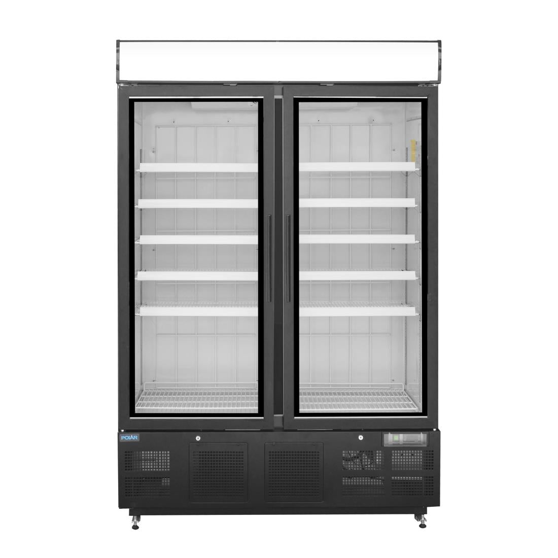 GH429 Polar G-Series Staand Display Vriezer 920Ltr Zwart