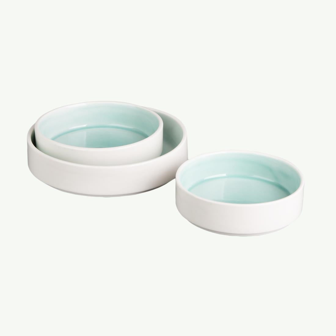 CU432 Olympia Fondant Kommen Mint Groen 215mm (4 Stuks)