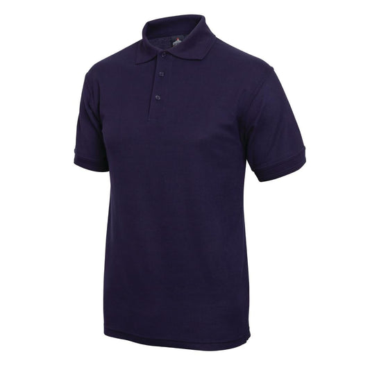 A736-M Unisex poloshirt donkerblauw M