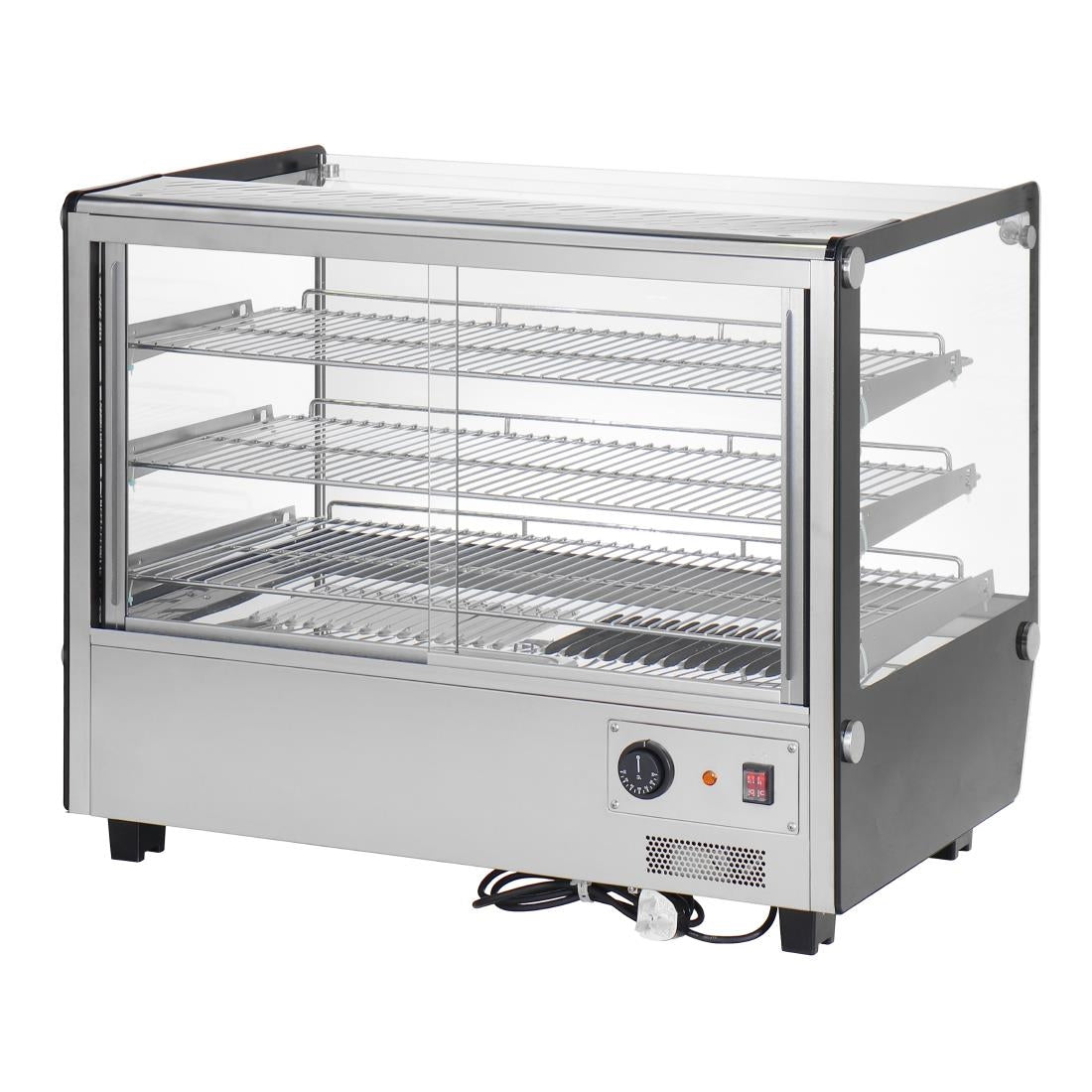 HW924 Buffalo Vierkante Aanrecht Verwarmde Display Merchandiser 160Ltr