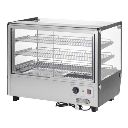 HW924 Buffalo Vierkante Aanrecht Verwarmde Display Merchandiser 160Ltr