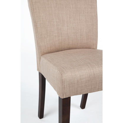 GR367 Bolero eigentijdse eetkamerstoel natuurlijk beige - (2 stuks)