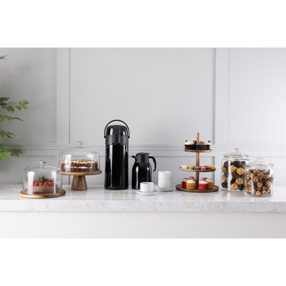 GG925 Olympia glazen voorraadpot 25,2(h)x20(Ø)cm 3,8Ltr