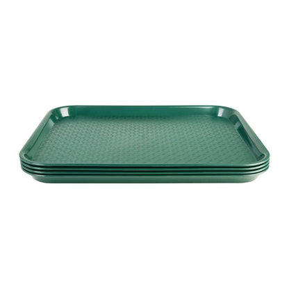 DP214 Olympia Kristallon polypropyleen dienblad groen 34,5x26,5cm