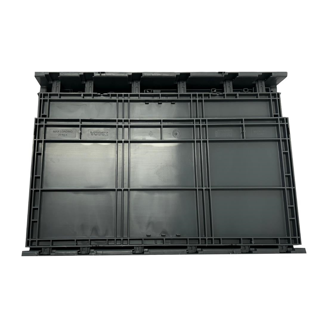DX997 Vogue Kunststof Opvouwbare Transport Opbergkrat 594X396X353Mm