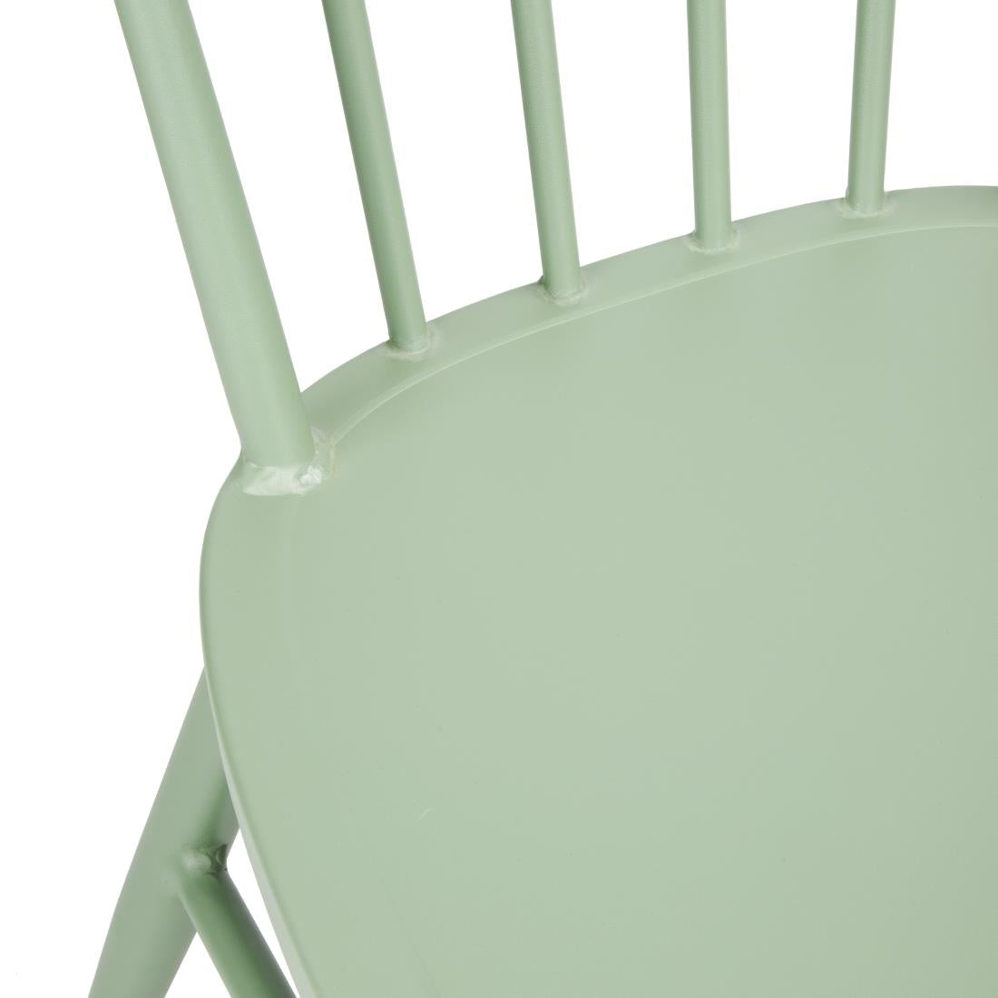 DX687 Bolero Windsor Aluminium Groene Stoelen (4 Stuks)
