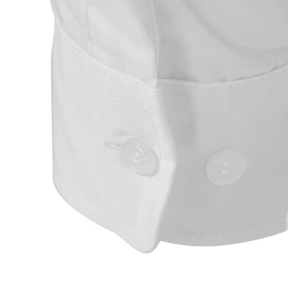 A730-S Uniform Works unisex overhemd lange mouw wit S