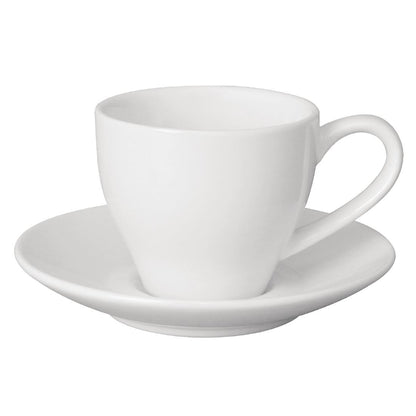 GK086 Olympia Café espresso schotel wit (12 stuks)