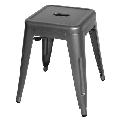 DM933 Bolero Bistro lage krukken staalgrijs (4 stuks)