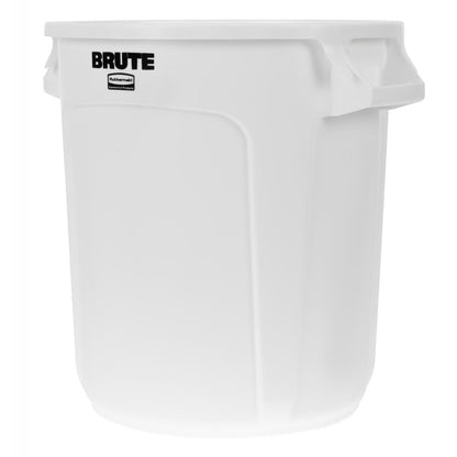 L651 Rubbermaid Brute ronde container wit 37,9Ltr