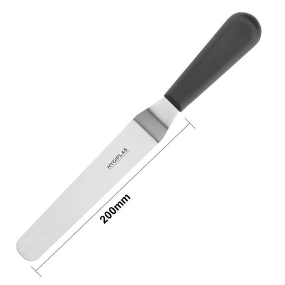 D420 Hygiplas doorgezet paletmes zwart 19cm