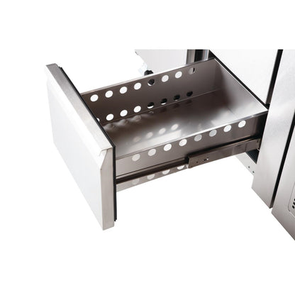 GD873 Polar U-serie koelwerkbank 1 deur en 2 laden 282L