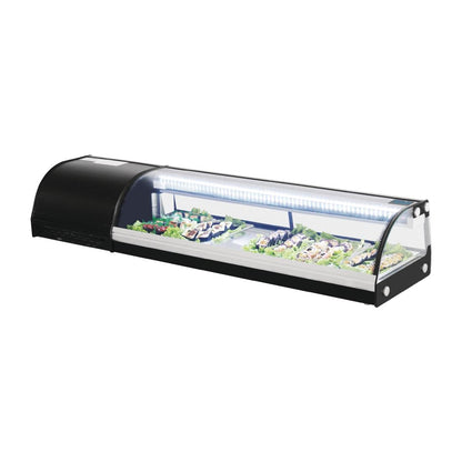 DA538 Polar G-serie gekoelde sushivitrine 5xGN 1/3