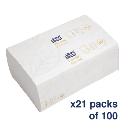 FA705 Tork Xpress multifold handdoeken 2-laags (2100 stuks)