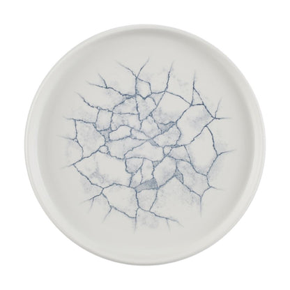 CX697 Churchill Studio Prints Kintsugi Pearl Grey Bord Met Opstaande Rand 22cm (6 stuks)