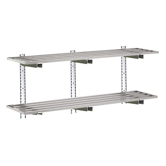 HZ784 Gastro-M Complete wandrekset 2 niveaus 200x40cm - volledige montageset (excl. schroeven)