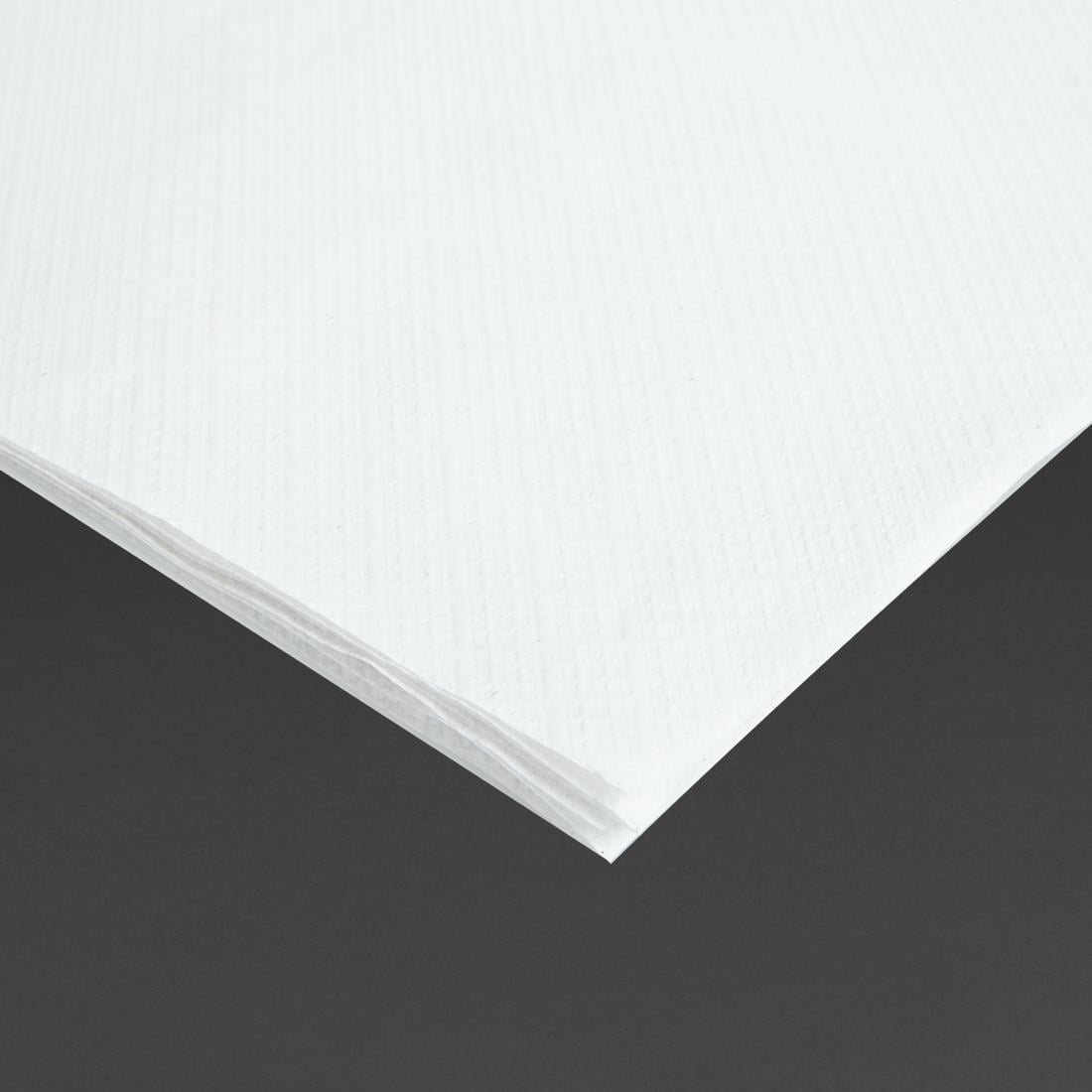 U215 Tork papieren tafelkleed wit 90x90cm (25 stuks)