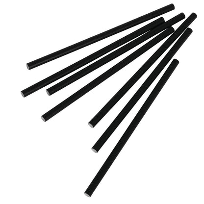 CY080 Fiesta Compostable composteerbare papieren cocktailrietjes zwart (250 stuks)