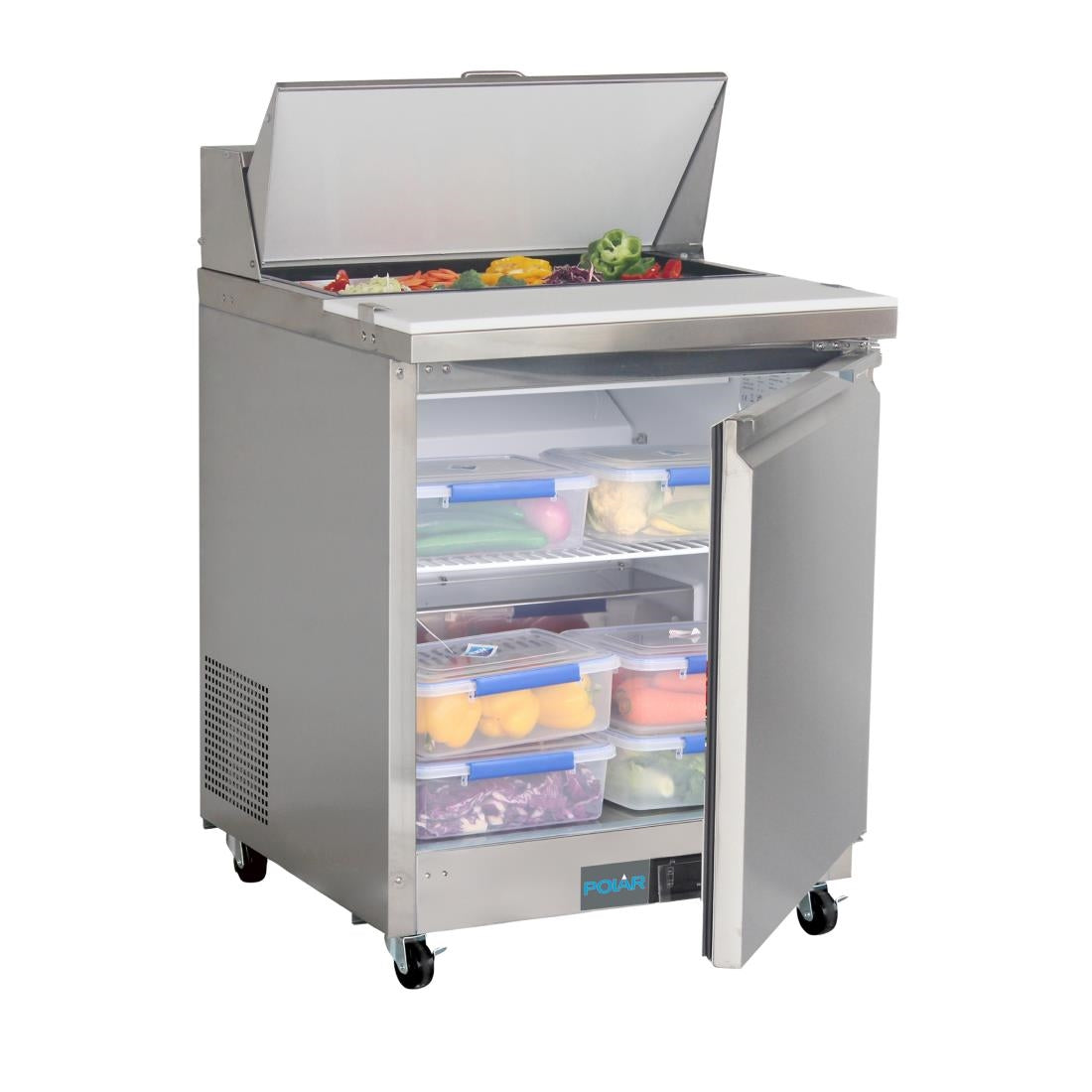 UA009 Polar U-serie premium saladette 154L 8x GN 1/6