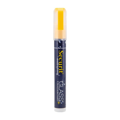 CU772 Securit Waterproof krijtstift (Glas + Krijtbord) in geel met 2-6mm penpunt