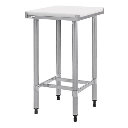 CF740 Vogue RVS snijtafel met HDPE snijplank 50cm