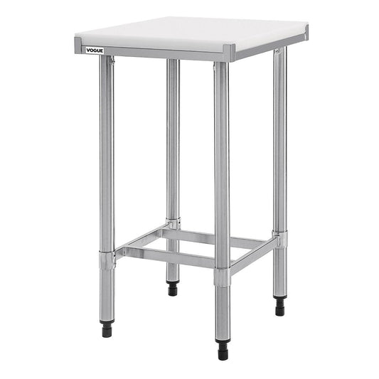 CF740 Vogue RVS snijtafel met HDPE snijplank 50cm
