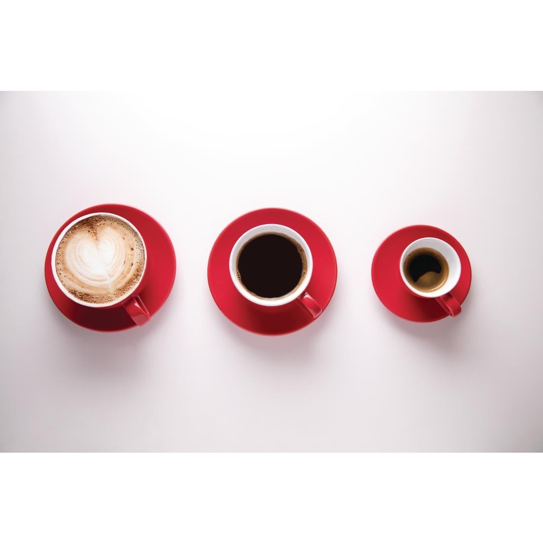 GK073 Olympia Café koffiekoppen rood 23cl (12 stuks)
