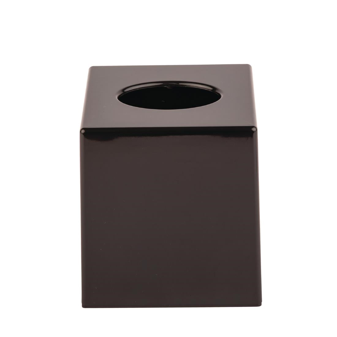 DA603 Zwarte vierkante tissue box