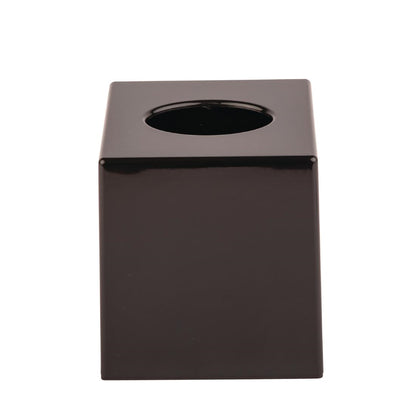 DA603 Zwarte vierkante tissue box