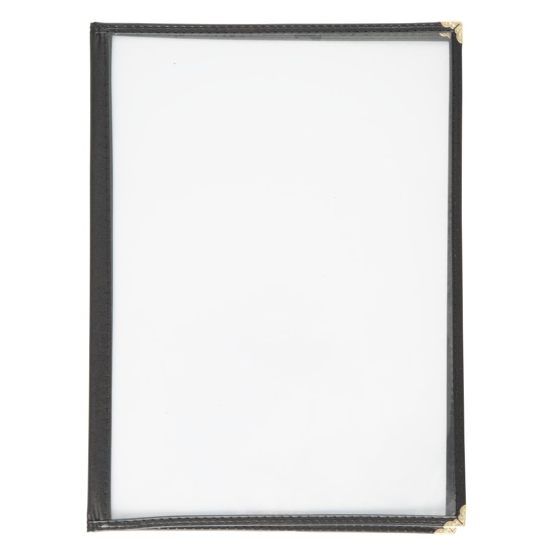 E293 Olympia American Style menuhouder A4 zwart dubbel