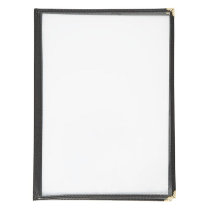 E293 Olympia American Style menuhouder A4 zwart dubbel