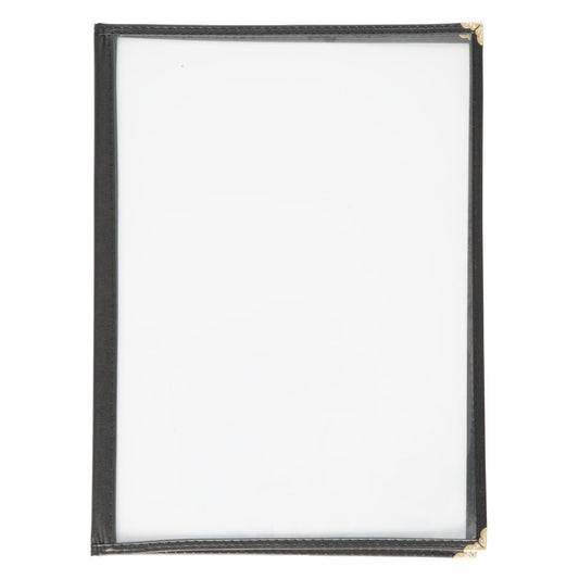 E293 Olympia American Style menuhouder A4 zwart dubbel