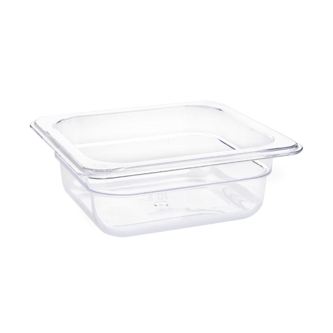 U239 Vogue polycarbonaat bak transparant GN 1/6 65mm