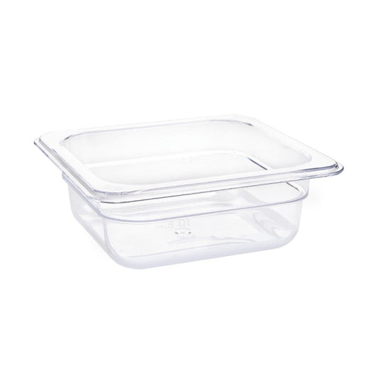 U239 Vogue polycarbonaat bak transparant GN 1/6 65mm
