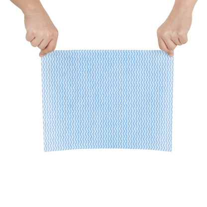 HT495 Jantex Groen Composteerbare Reinigingsdoek Blauw (200 stuks)