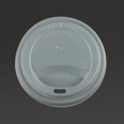 GH023 Vegware composteerbare deksels voor 34 en 45cl koffiebekers (1000 stuks)