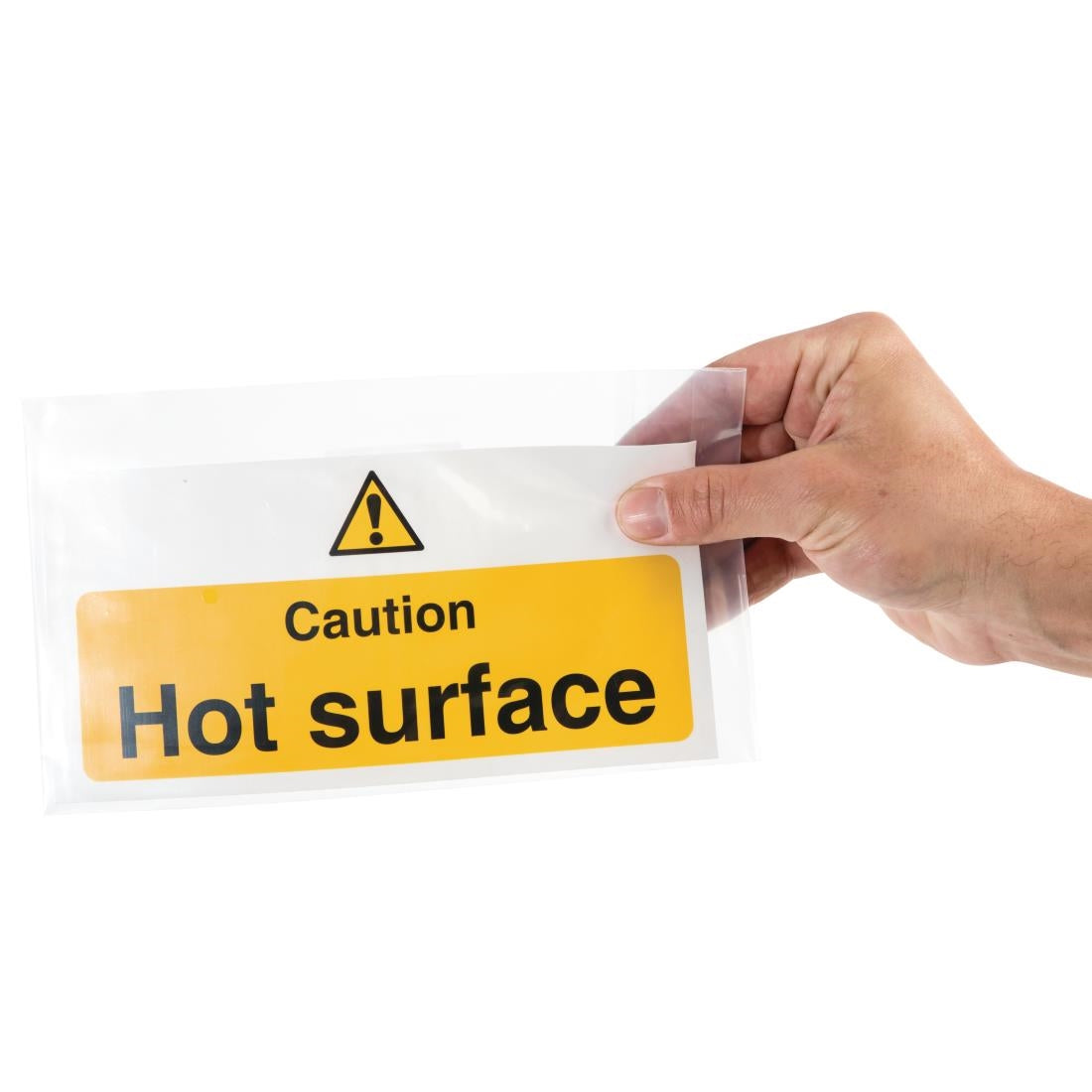L848 Vogue 'Caution - Hot surface' waarschuwingsbord