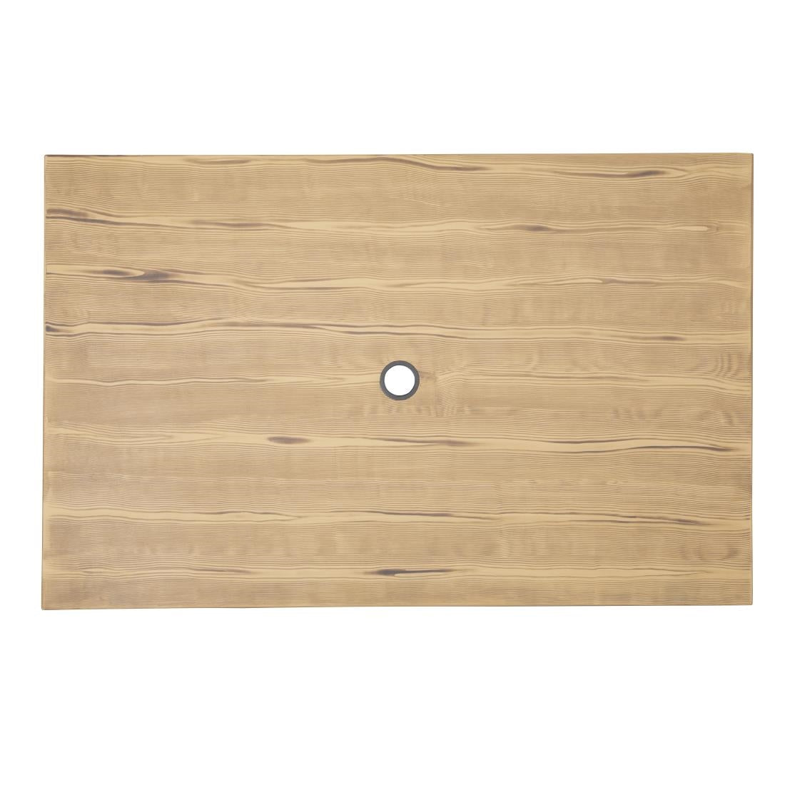 FT954 Bolero aluminium outdoor tafel 120x76x76cm licht houtdessin