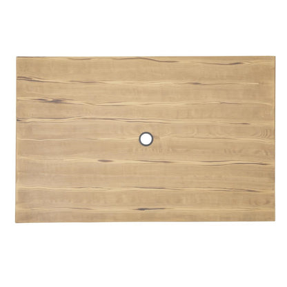 FT954 Bolero aluminium outdoor tafel 120x76x76cm licht houtdessin