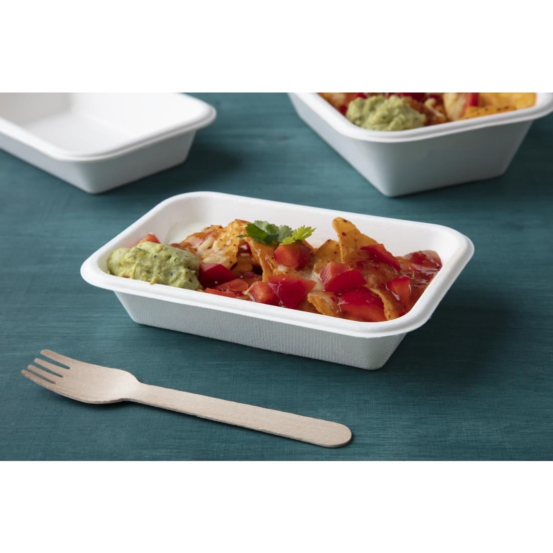 DW347 Fiesta Compostable composteerbare voedselbakjes 455ml (50 stuks)