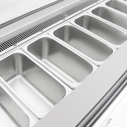 UA058 Polar U-Serie 6-Pan IJs Vitrine Kast Vriezer