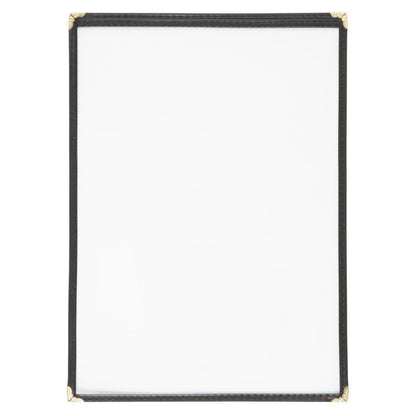 E292 Olympia American Style menuhouder A4 zwart enkel