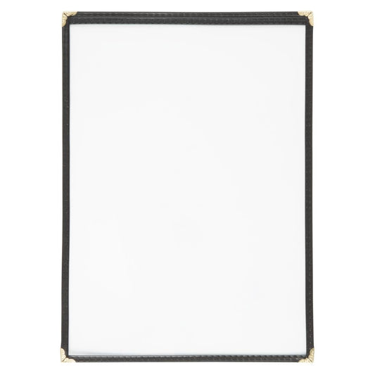 E292 Olympia American Style menuhouder A4 zwart enkel